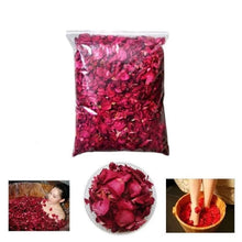 Load image into Gallery viewer, romantic silk rose flower-bath dry flower petal-confetti wedding-rose petals confetti tesco-biodegradable confetti-cheap biodegradable confetti-petal confetti-rose petals-how to dry rose petals-edible rose petals-dried roses-spa whitening shower aromatherapy bath