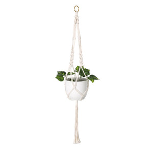 Macrame Rope Plants Hanger ¦ Handmade Macrame Pot Holder