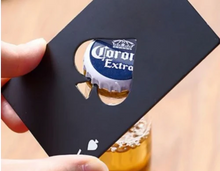 Load image into Gallery viewer, credit card bottle opener-beer bottle opener uk-wallet bottle opener-personalised ace of spades bottle opener-personalised bottle opener-beer bottle opener keychain-wedding favors
