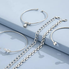 Load image into Gallery viewer, bracelets of women in silver, bracle woman accessories, infinity bracelet for women, ring bracelet wrist, chain bracelet gold style, fashion bracelet golden
braclet for women silver, women bracelet silver, womens bracelets silver, bracelet female silver jewelry, sets silver bracelets, bracelet silver for women, bracelets silver female, womens silver bracelets, womens silver bracelet, bracelet bohemian silver