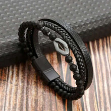 Load image into Gallery viewer, Men&#39;s Buckle Leather Multi-Layer Bracelets Gifts For Him