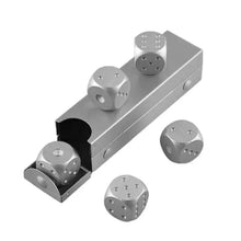 Load image into Gallery viewer, Poker party accessory whisky dice reusable metal cubes