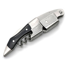 Load image into Gallery viewer, Corkscrew Doubled Hinged Waiters Wine Bottle Opener With Foil Cutter