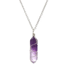 Load image into Gallery viewer, Healing quartz bullet necklace gift for her