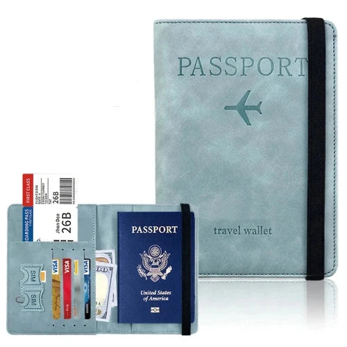 Protective passport cover case for women and men
