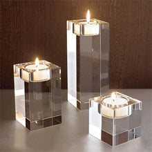 Load image into Gallery viewer, Glass candle holder for wedding party decor