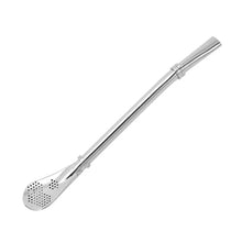 Load image into Gallery viewer, Stainless steel yerba mate cup with bombilla straw and brush
