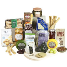 Load image into Gallery viewer, luxury gourmet cheese hamper with British treats