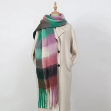 Load image into Gallery viewer, Thick pashmina-style scarf wrap