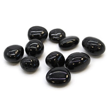Load image into Gallery viewer, Black Tourmaline tumbled stone for protection