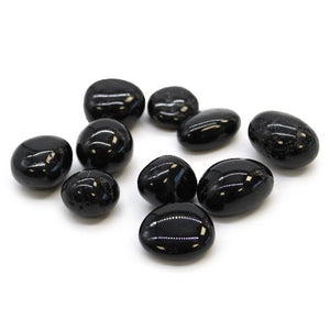 Black Tourmaline tumbled stone for protection
