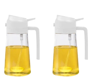 Oil sprayer jar for olive oil and vinegar