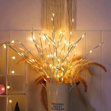 Load image into Gallery viewer, White Birch Branch Lights with 20 LED Fairy Lights