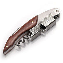 Load image into Gallery viewer, Portable corkscrew with a double hinge for easy opening