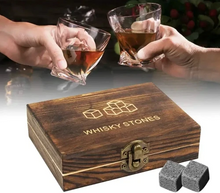 Load image into Gallery viewer, Whiskey rocks set for men – perfect bar accessory and gift idea