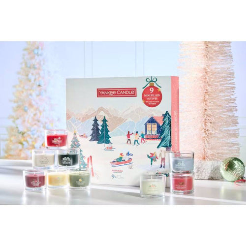 Luxury Christmas votive candle set in book-style box – perfect stocking filler gift idea