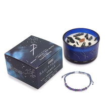 Load image into Gallery viewer, Zodiac candle and bracelet set for birthday gifts