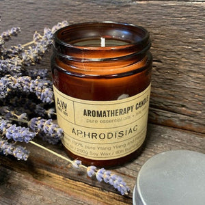 Eco-friendly aromatherapy gift set with oils and soy wax candles