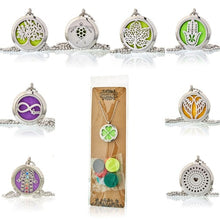 Load image into Gallery viewer, Essential oil diffuser jewelry with 10 reusable pads