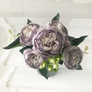 artificial pink rose peony flowers bouquet-artificial-flowers-beautiful-rose-peony-artificial-silk-flowers-small-bouquet-home-party-spring-wedding-decoration-fake-flower