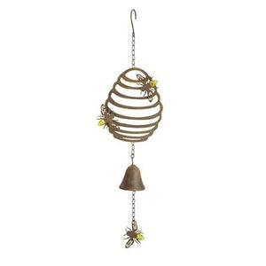 Beehive wind chime for outdoor home decor