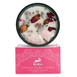 Hop Hare Crystal Magic Flower Candles-Aromatherapy Soy Wax Candles Gifts-beeswax candles-why soy candles are bad-soy wax candles uk-beeswax candles 