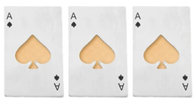 Load image into Gallery viewer, Groomsmen or wedding guest gift playing card bottle opener