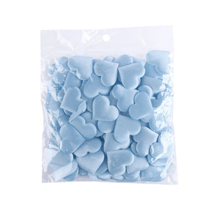 Throwing confetti hearts for romantic occasions