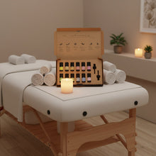 Load image into Gallery viewer, 12 essential oil gift set with pure aromatherapy oils and droppers