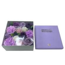 Load image into Gallery viewer, Handmade soap flower bouquet with realistic floral details