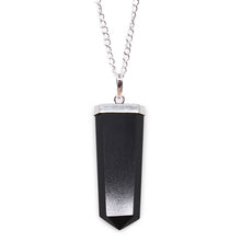 Load image into Gallery viewer, Chakra healing bullet point necklace with gemstones