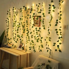 Load image into Gallery viewer,  5m ivy leaf string lights for wedding backdrop décor