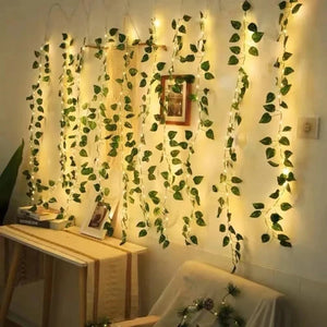  5m ivy leaf string lights for wedding backdrop décor