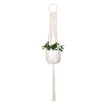 Load image into Gallery viewer, Hanging rope plant hanger for small and medium pots