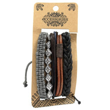 Load image into Gallery viewer, Durable men’s bracelets with metal embellishments