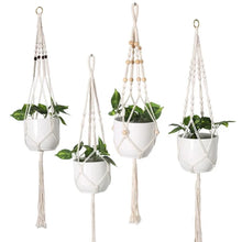 Load image into Gallery viewer, macrame plant hanger holder-macrame plant hanger knots-large macrame plant hanger-macrame hanger