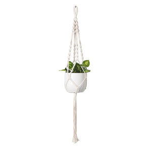 Hanging pot holder macrame rope plant hanger