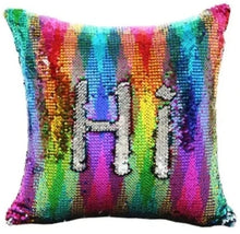Load image into Gallery viewer, Custom reversible sequin pillowcase gift for her