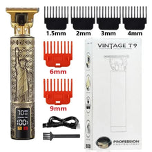 Load image into Gallery viewer, Professional men’s electric hair trimmer with sharp blades