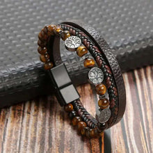 Load image into Gallery viewer, Men&#39;s Buckle Leather Multi-Layer Bracelets Gifts For Him