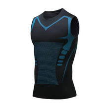 Load image into Gallery viewer, mens gym compression vest bodybuilding top
