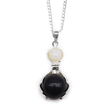 Load image into Gallery viewer,  Positive energy bullet necklace with natural crystals