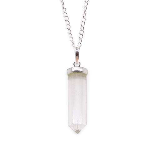 Bullet point gemstone necklace for spiritual balance