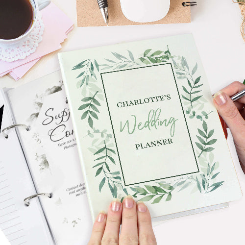 Bride’s floral wedding planning journal