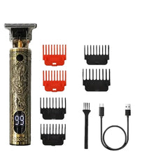 Load image into Gallery viewer, professional barber hair clipper rechargeable