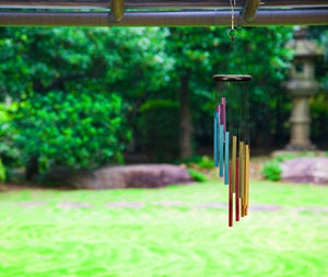 Soothing sound bamboo and copper tube wind chime