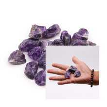 Load image into Gallery viewer, Spiritual raw rose quartz and amethyst crystals for energy balance