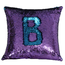 Load image into Gallery viewer, Personalized reversible sequin pillow with name or photo
