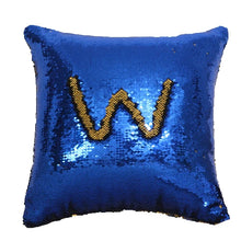 Load image into Gallery viewer, Sequin cushion cover for festive and party décor