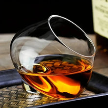 Load image into Gallery viewer, rotating-whiskey-glass-spinning-whisky-spirits-glass-gift-rocking-whiskey-glasses-rotating-glasses-rolling-whiskey-glass-wobbly-whiskey-glass-rotating-cocktail-glass